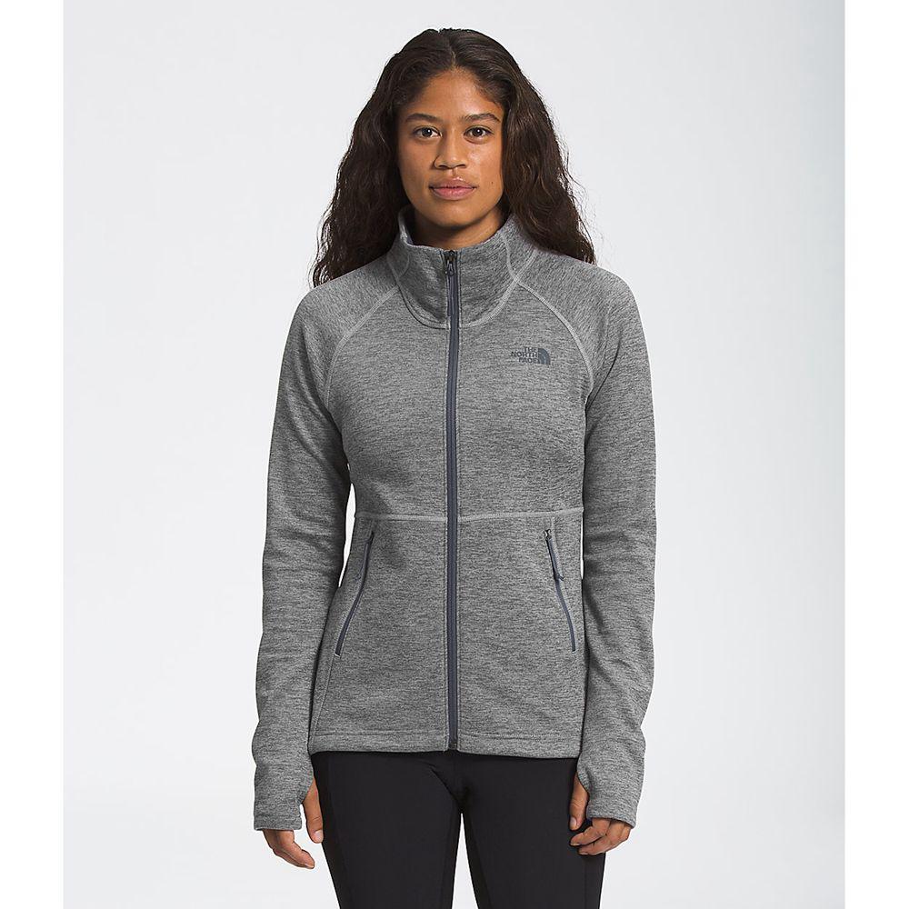 The North Face Canyonlands Full Zip Γυναικεια Fleece - Γκρι (QHZX89074)